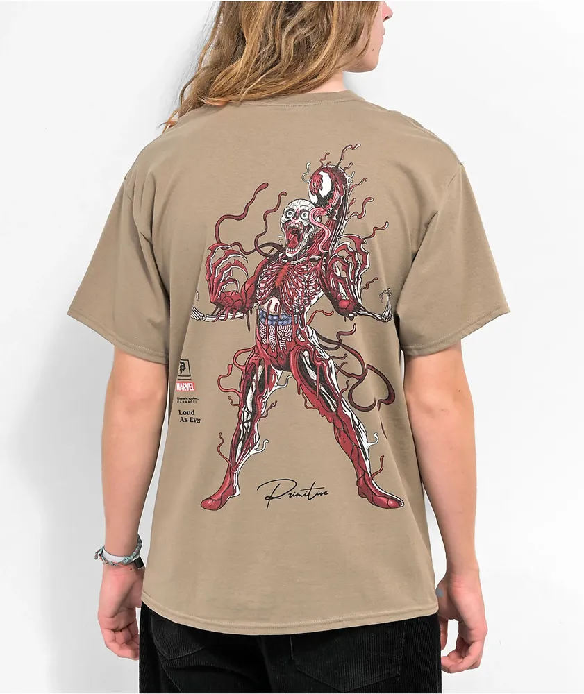 Primitive x Marvel Carnage Natural T Shirt Willowbrook Shopping