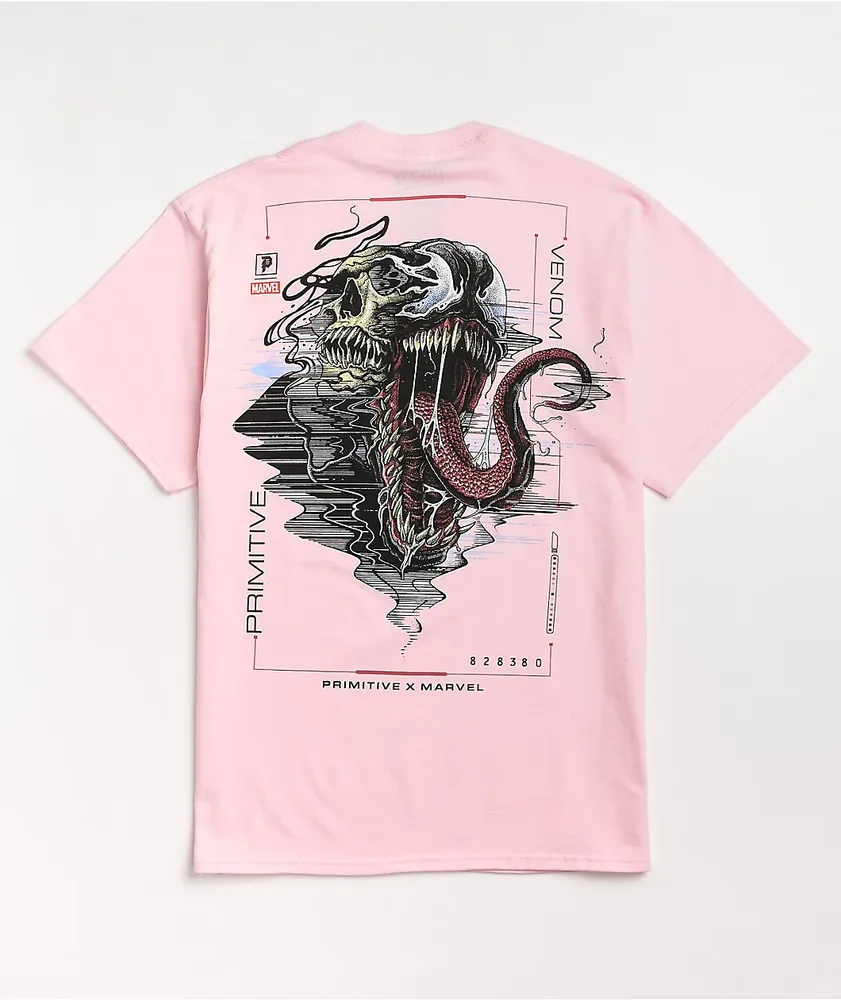 Primitive x Marvel by Paul Jackson Venom Pink T Shirt MainPlace Mall