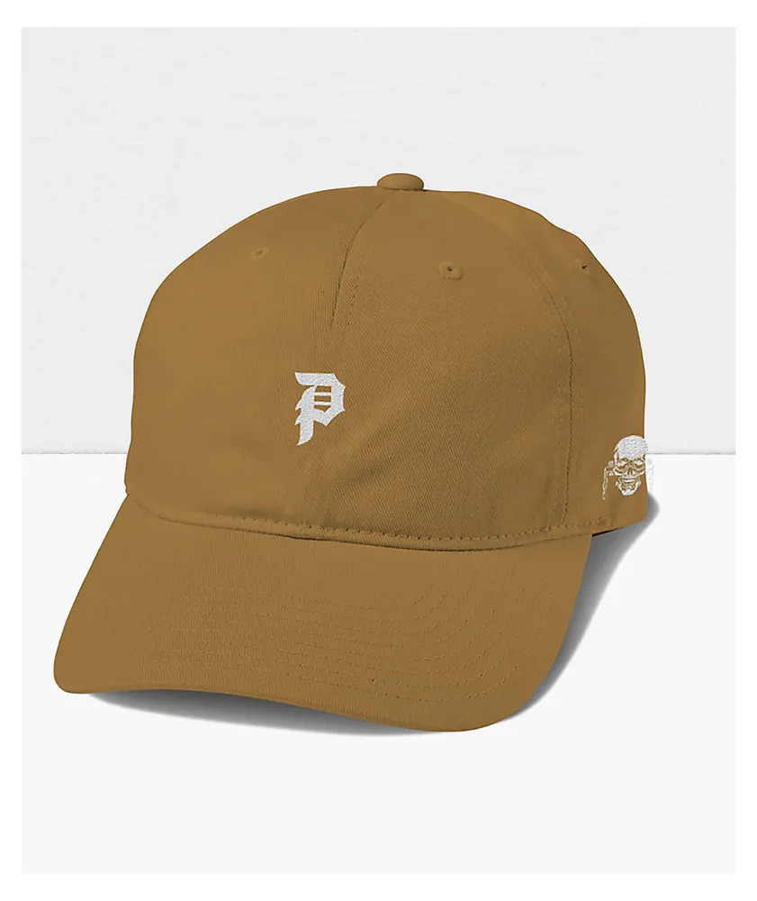 Tan strapback hat store