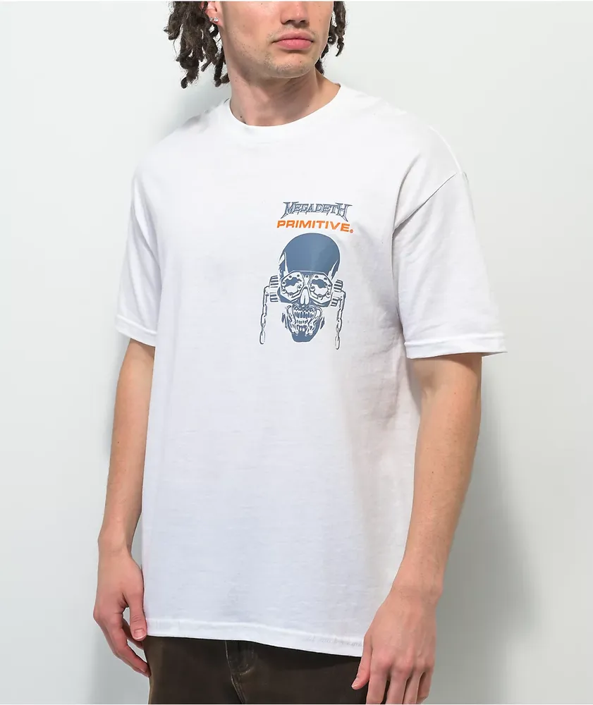 White megadeth t shirt 2025