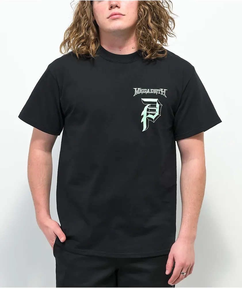 Primitive x Megadeth Hanger Black T-Shirt | MainPlace Mall