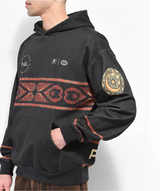 Primitive x Mucha Secret Language Black Hoodie at Foxvalley Mall