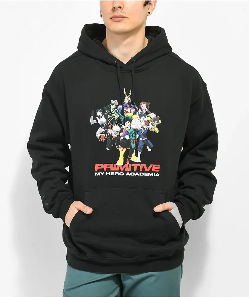 Primitive x My Hero Academia My Hero Black Hoodie Willowbrook