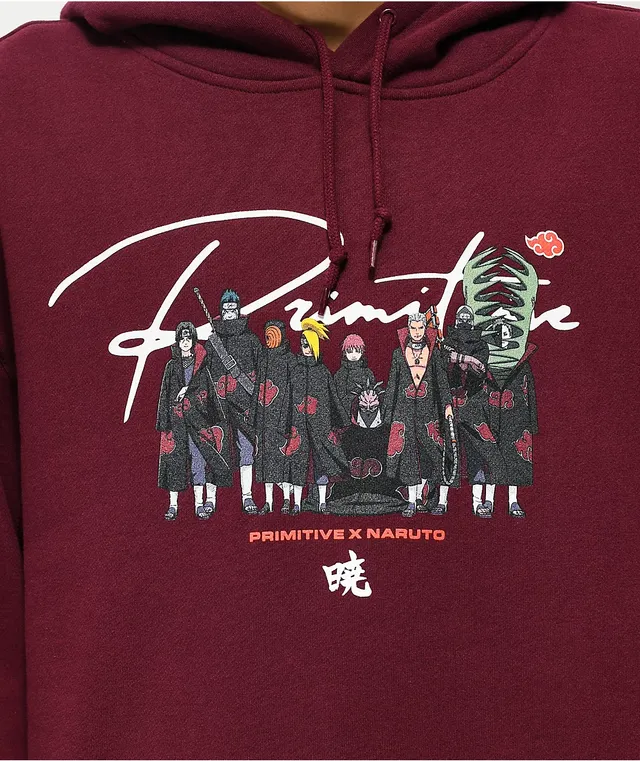 Primitive store burgundy hoodie