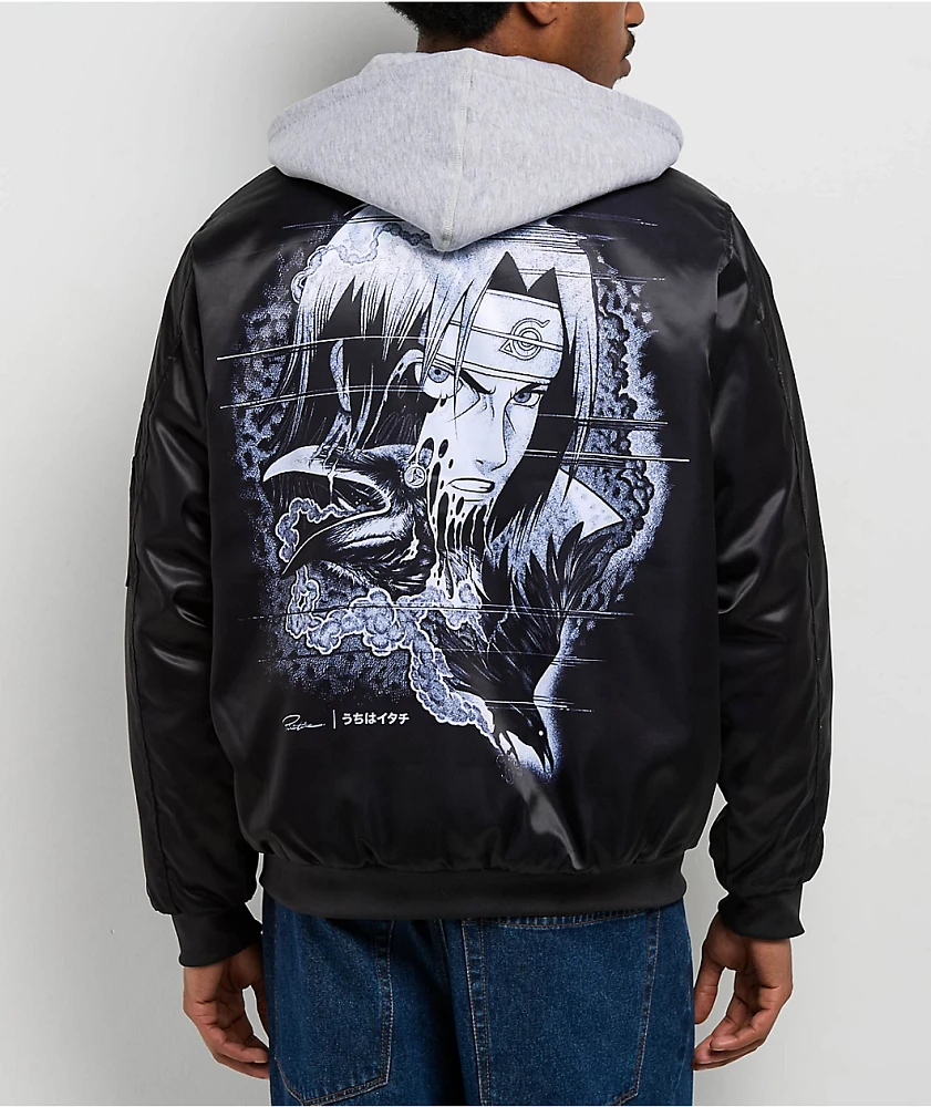 Primitive x Naruto Clones 2fer Black Bomber Jacket | Arden Fair