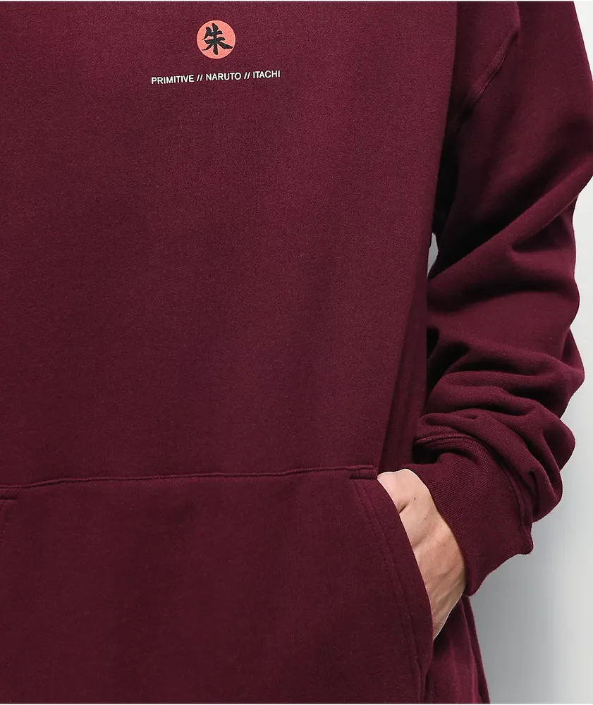 Burgundy primitive hoodie discount