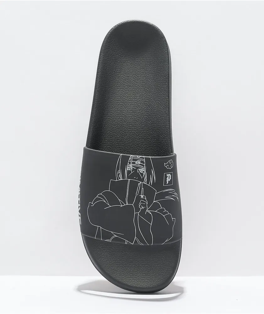 Primitive x Naruto Itachi Black Slide Sandals | Mall of America®