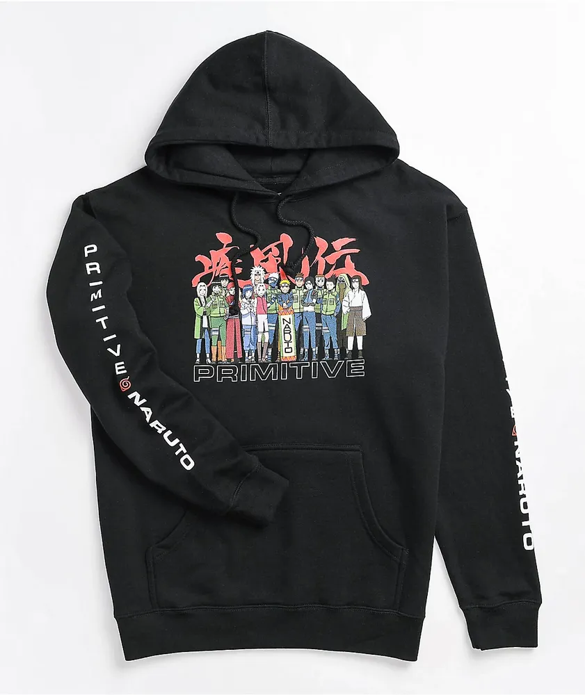 Primitive x naruto store nuevo black hoodie