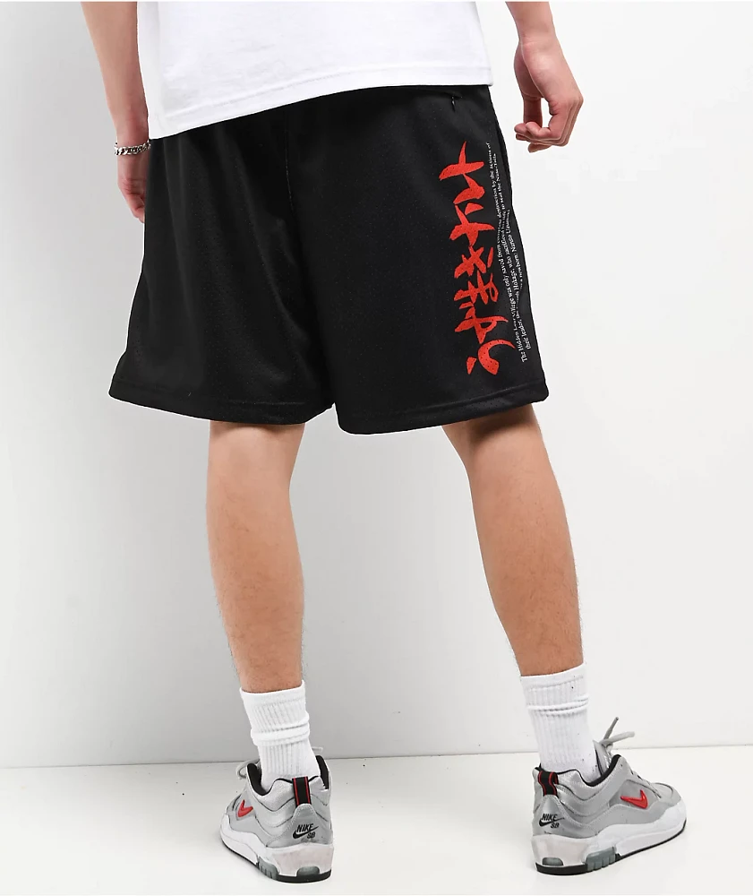 Primitive x Naruto Shippuden Beast Black Mesh Shorts | Arden Fair