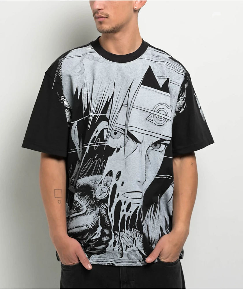 Primitive x Naruto Shippuden Clones Black T-Shirt at Mall of