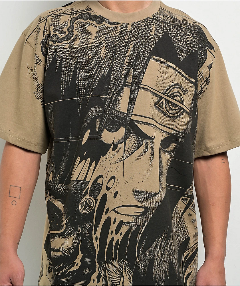 Primitive x Naruto Shippuden Clones Sand T-Shirt | St. Laurent