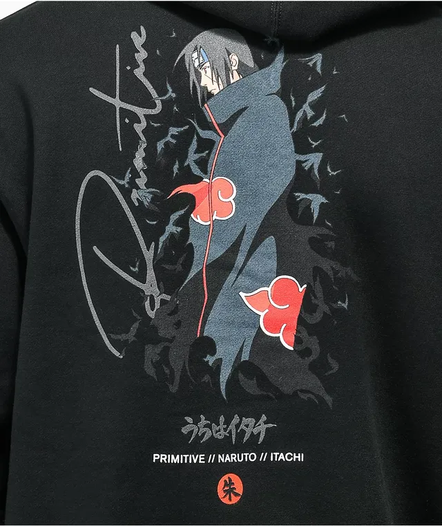 Primitive x naruto sales boys crows burgundy hoodie