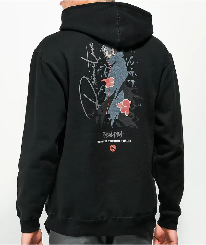 Primitive x Naruto Shippuden Crows Black Hoodie Hamilton Place