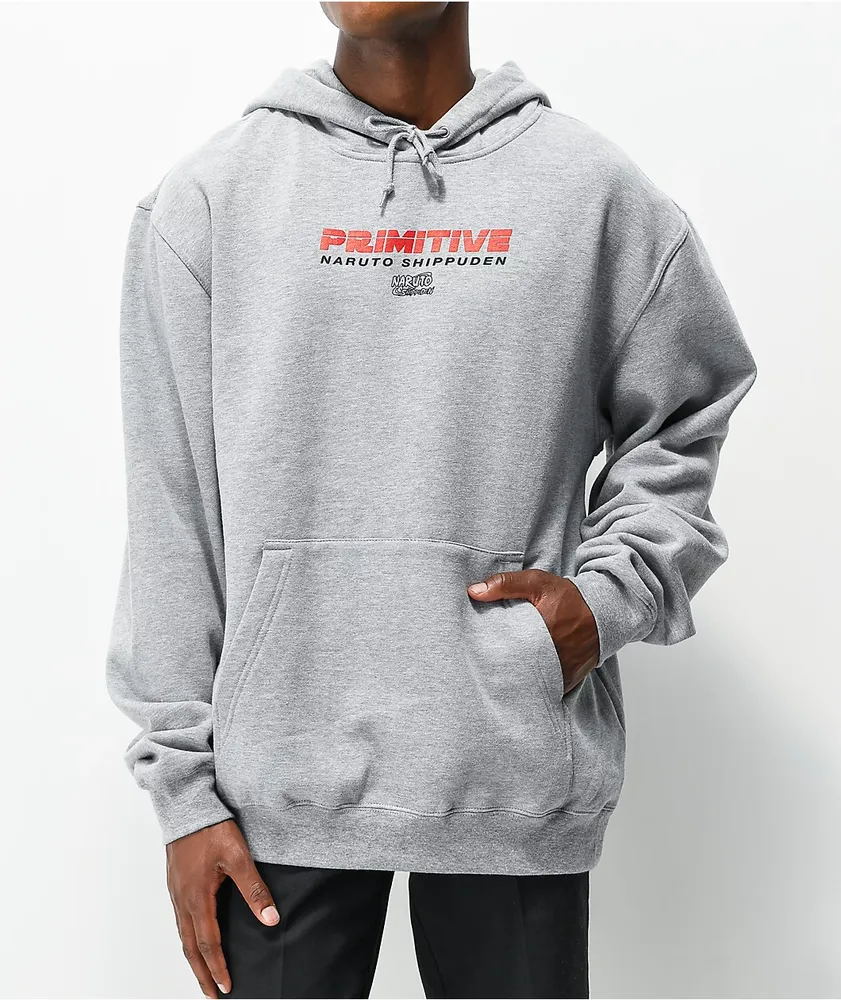 Primitive x Naruto Shippuden Itachi Uchiha Grey Hoodie Mall of
