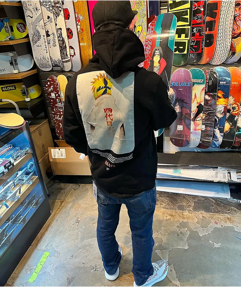 Primitive x Naruto Shippuden Minato Black Hoodie Mall of America