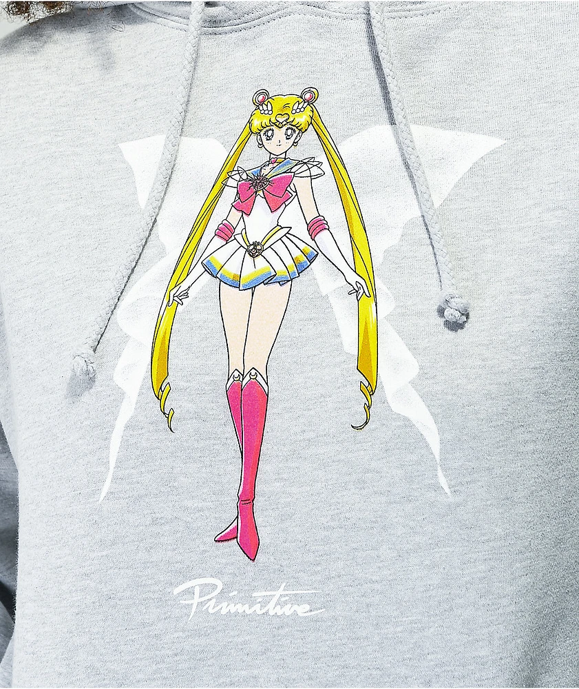 Primitive x Sailor Moon Super Grey Hoodie | Liberty Center