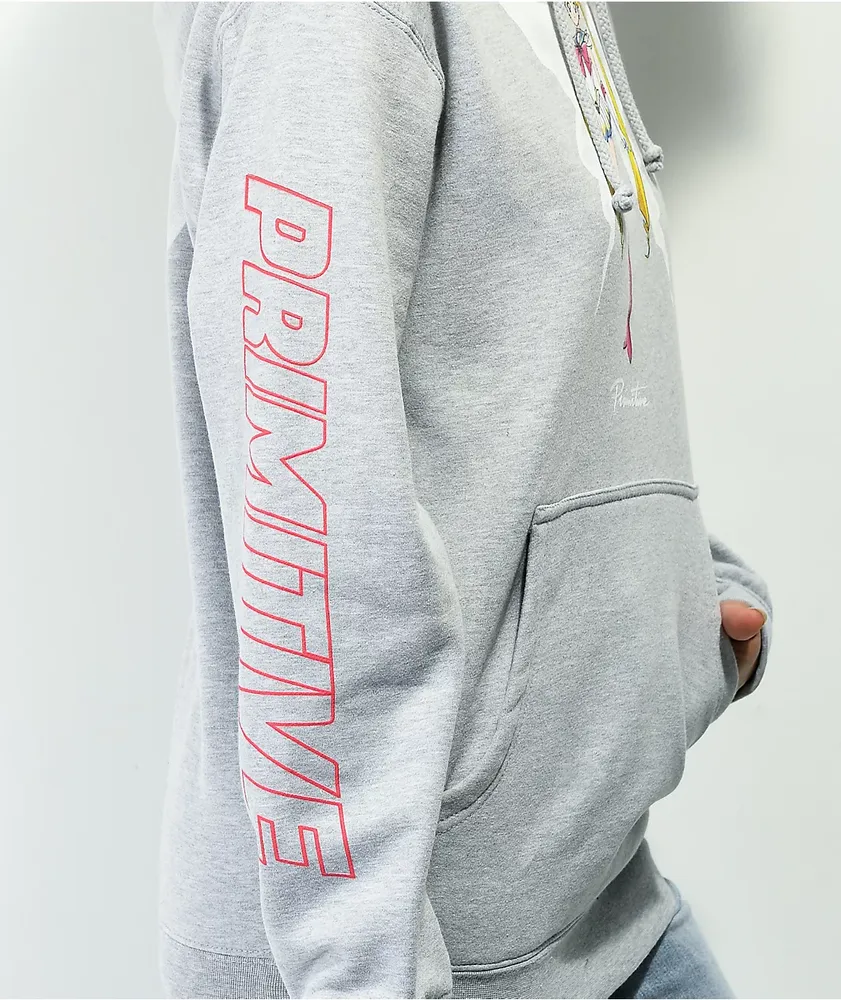 Primitive x Sailor Moon Super Grey Hoodie | Liberty Center