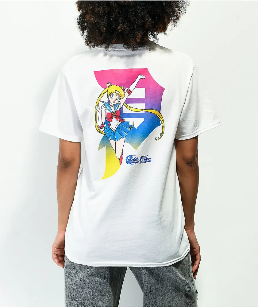 Primitive x Sailor Moon White T-Shirt | Niagara Pen Centre