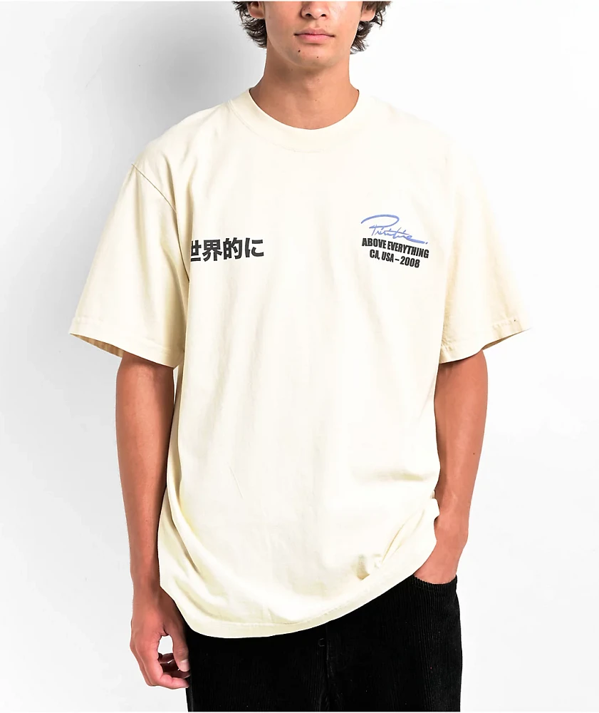 Primitive x Shaka Wear Takeover Cream T-Shirt at Hamilton Place in