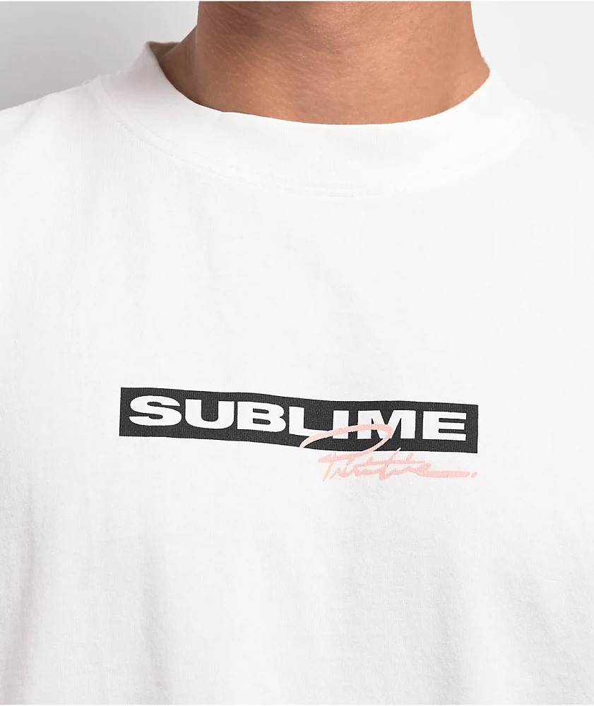 Primitive x Sublime Arise White T-Shirt | Liberty Center