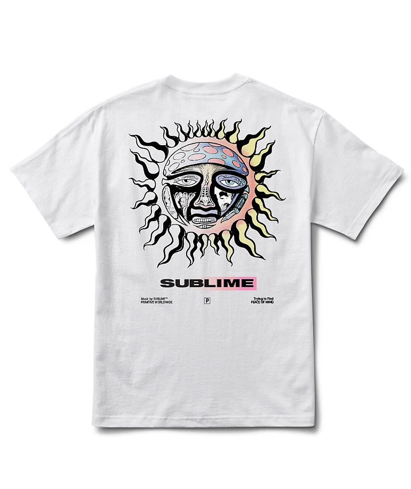 ★Primitive x Sublime Arise Tシャツ関税込★ Primitive x Sublime Arise White T-Shirt | Foxvalley Mall