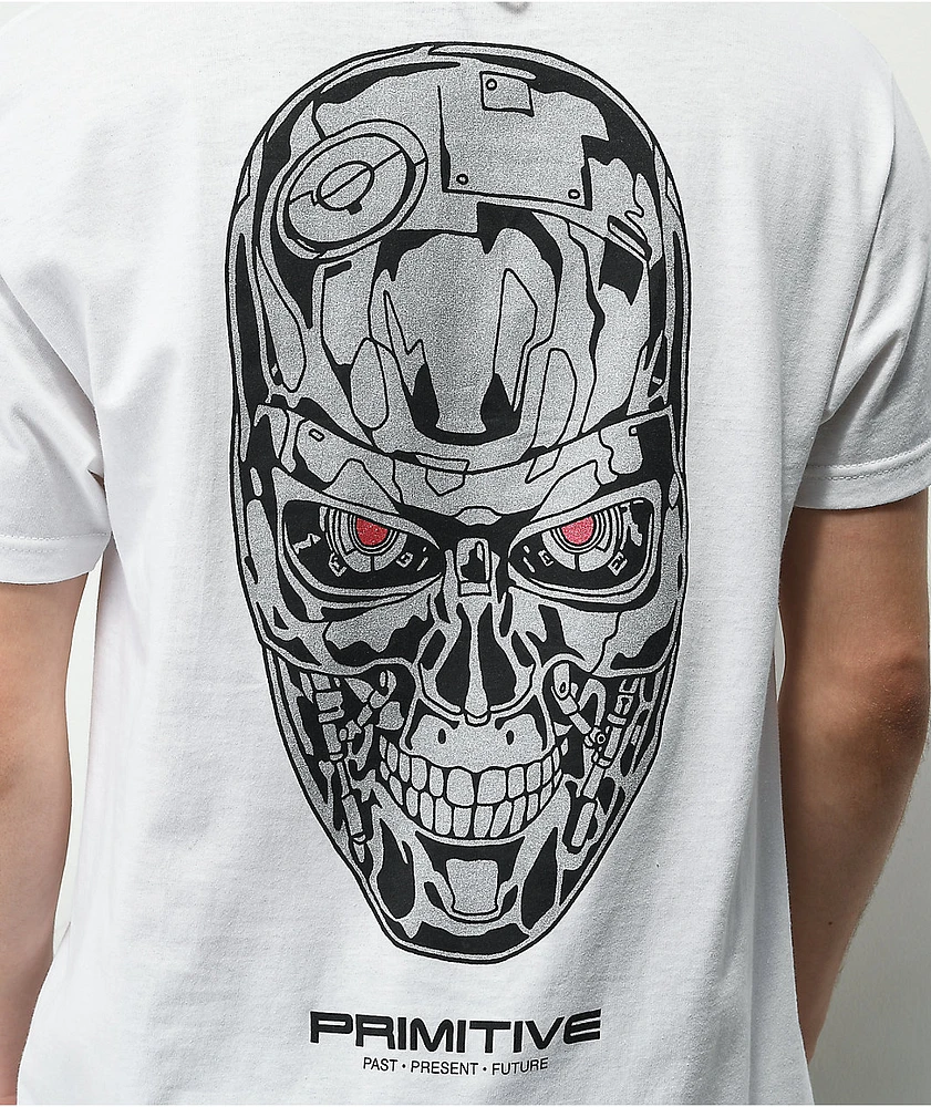 Primitive x Terminator 2 Skynet White T-Shirt at Vancouver Mall in