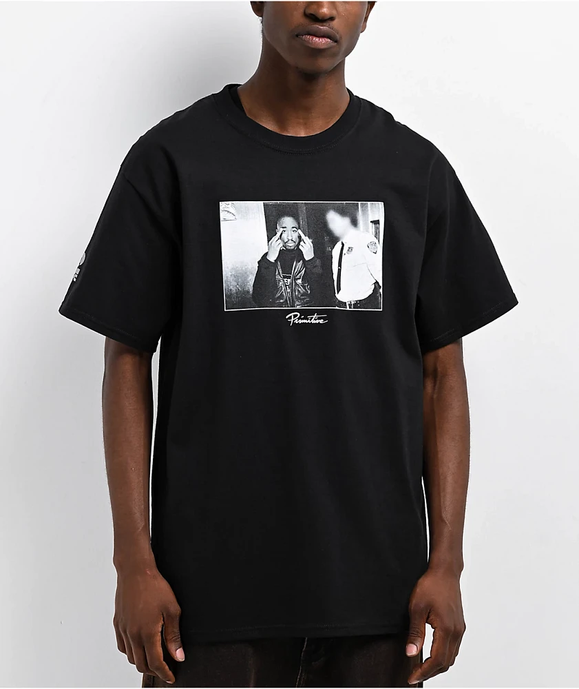 Primitive x Tupac Icon Black T-Shirt | Connecticut Post Mall