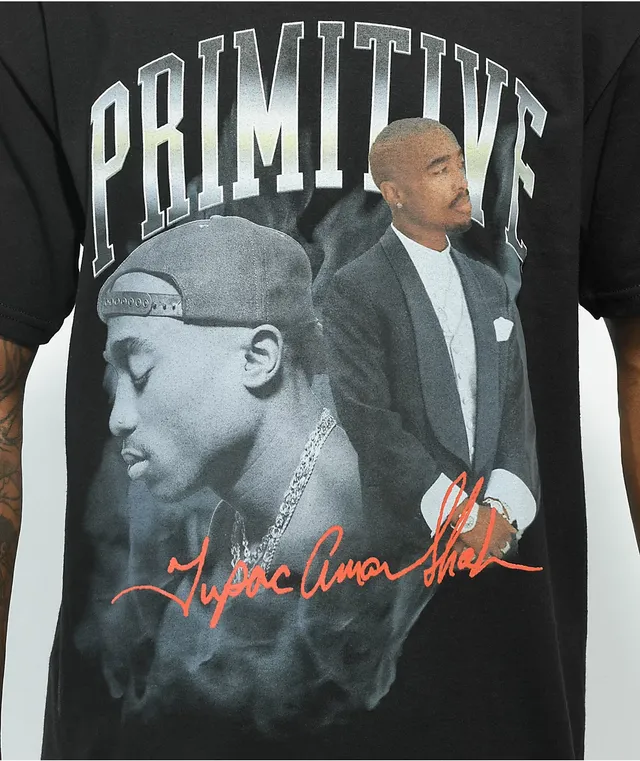 Primitive x Tupac Legend Black T-Shirt | Liberty Center