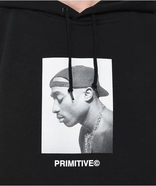 Tupac cropped hoodie sale