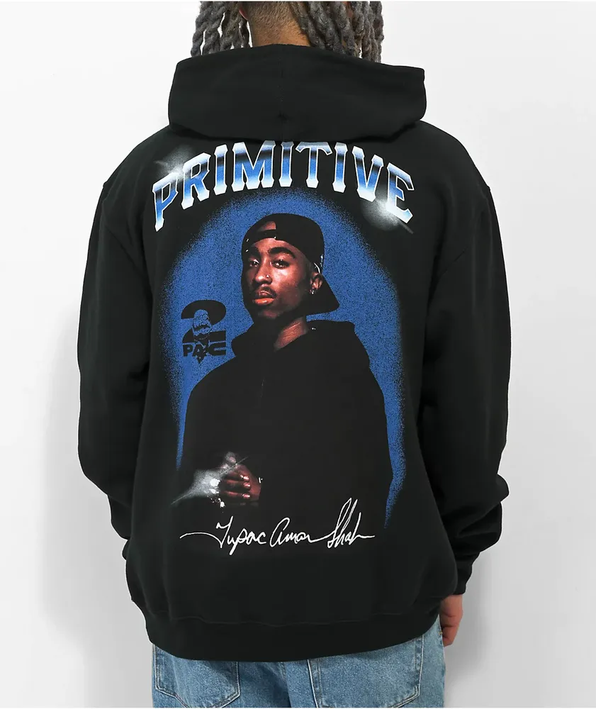 Primitive x Tupac Shine II Black Hoodie Vancouver Mall