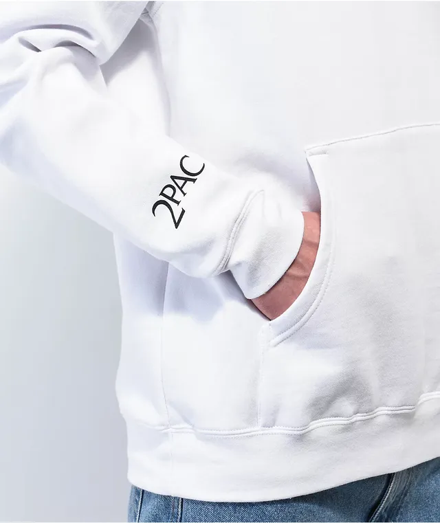 2pac white hoodie shop