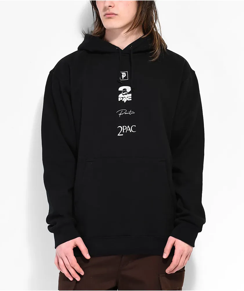 Primitive x Tupac Voice Black Hoodie | Liberty Center