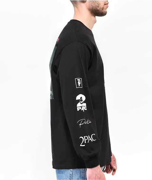 Primitive x Tupac Voice Black Long Sleeve T-Shirt | MainPlace Mall