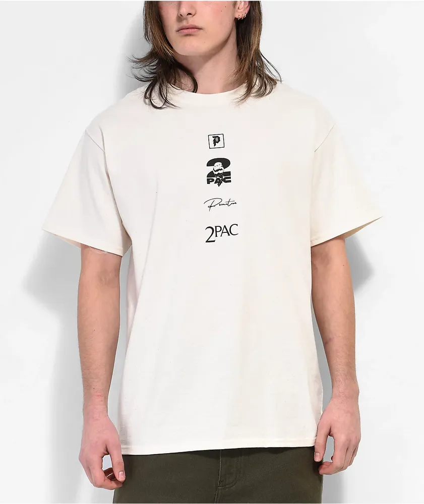 Primitive x Tupac Voice Cream T-Shirt | Arden Fair