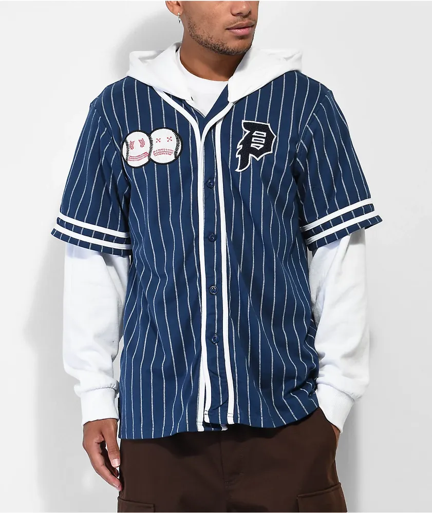 Hooded baseball jersey shop