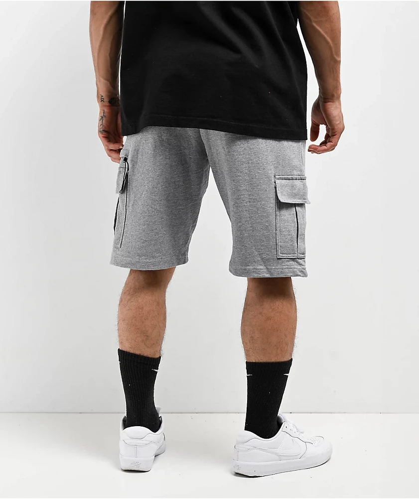 Pro Club Heather Grey Cargo Sweat Shorts | Liberty Center