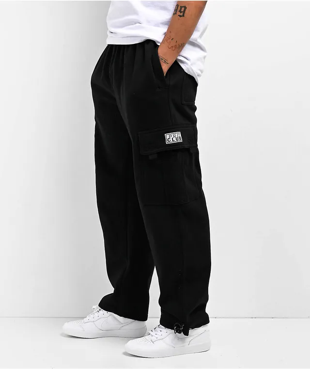 Pro Club Heavyweight Black Cargo Sweatpants | Vancouver Mall