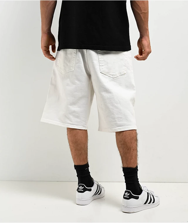 CLUBHAUS The Crew Shorts - White XL 完売品 Pro Club Heavyweight Relaxed Snow White Denim Shorts | MainPlace Mall