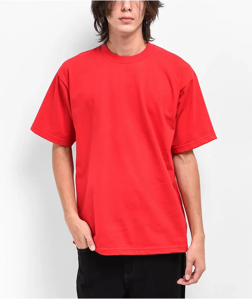 Cheap red t shirts sales
