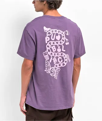 APPLEBUM “PURPLE WORM” T-SHIRT raidback®︎fabric “Purple WORM” T-shirt / GT2511101