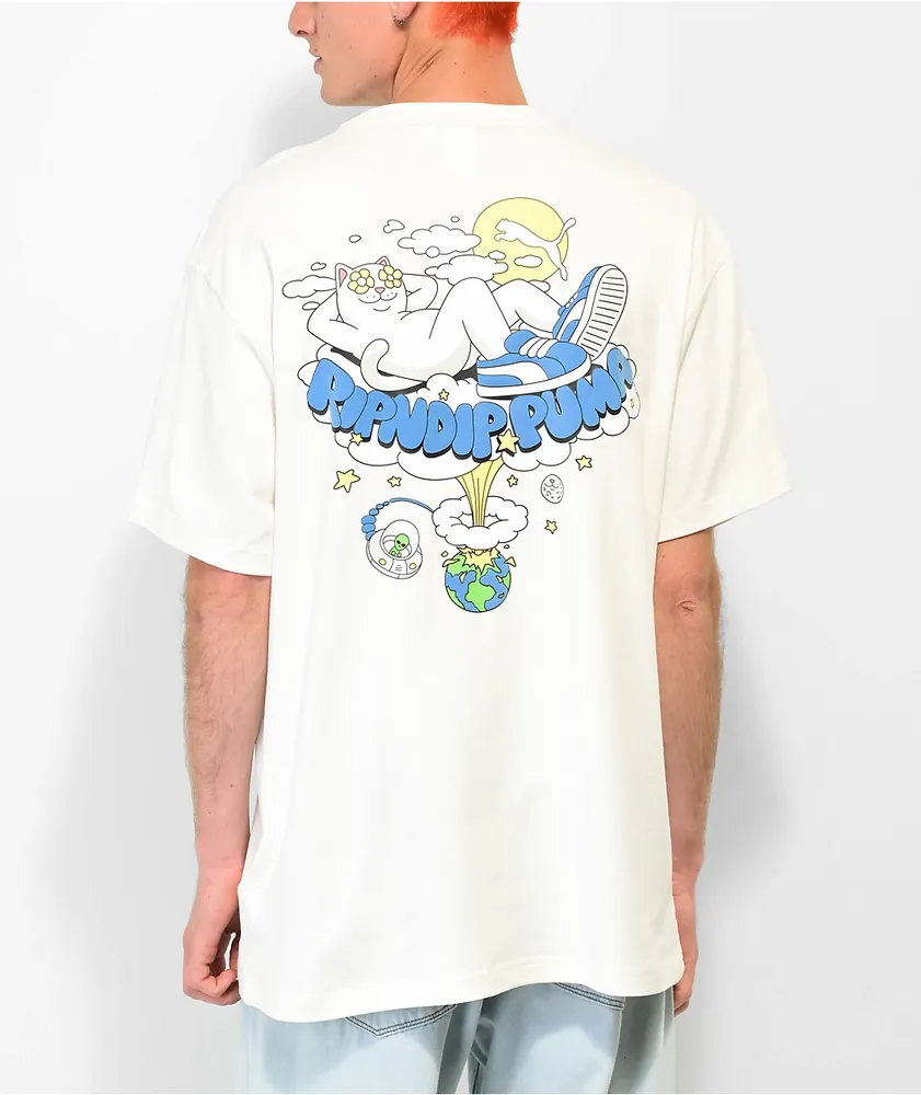 Puma x RIPNDIP White Pocket T-Shirt | CoolSprings Galleria