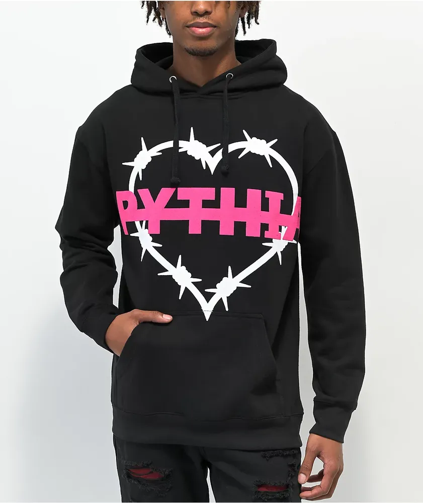 Black and pink off white hoodie store