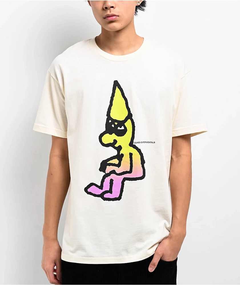 QUASI Tシャツ M Quasi Sitting Cream T-Shirt | Arden Fair