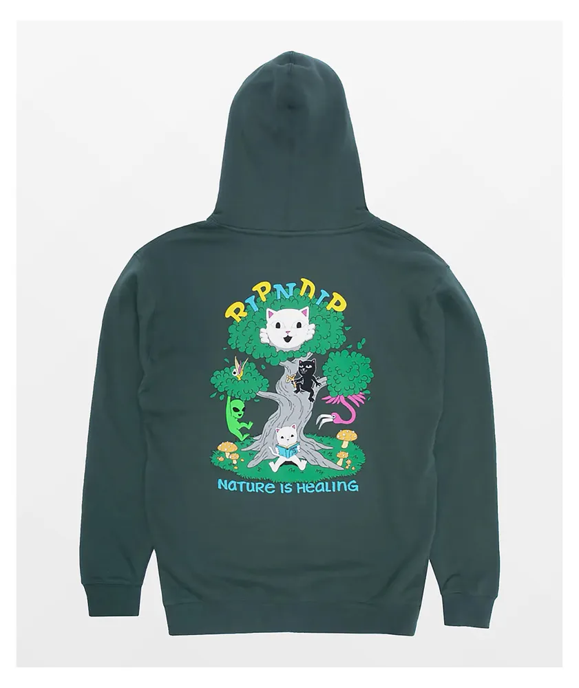 RIPNDIP Adventure Club Green Hoodie Willowbrook Shopping Centre