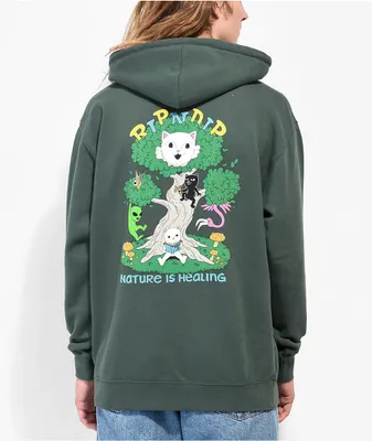 RIPNDIP Wilshire Olive Green Hoodie | MainPlace Mall