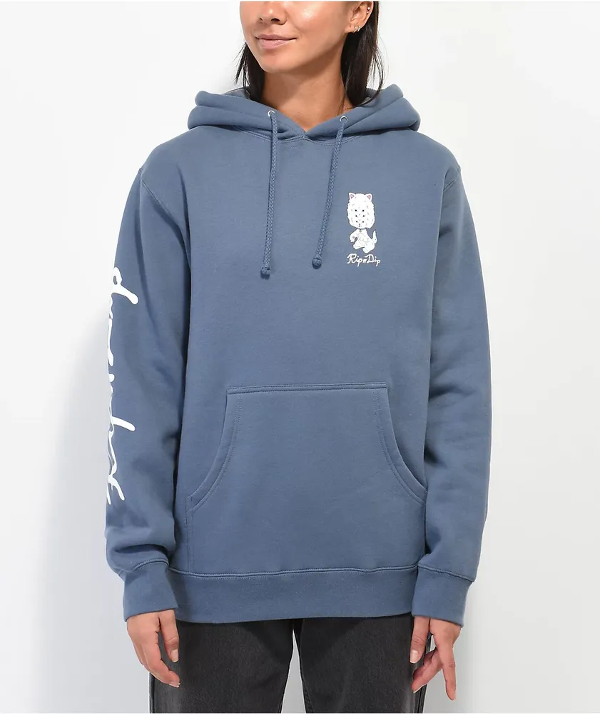 Ripndip blue hoodie deals