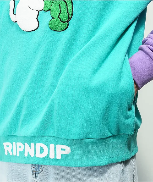 Ripndip color block hoodie on sale