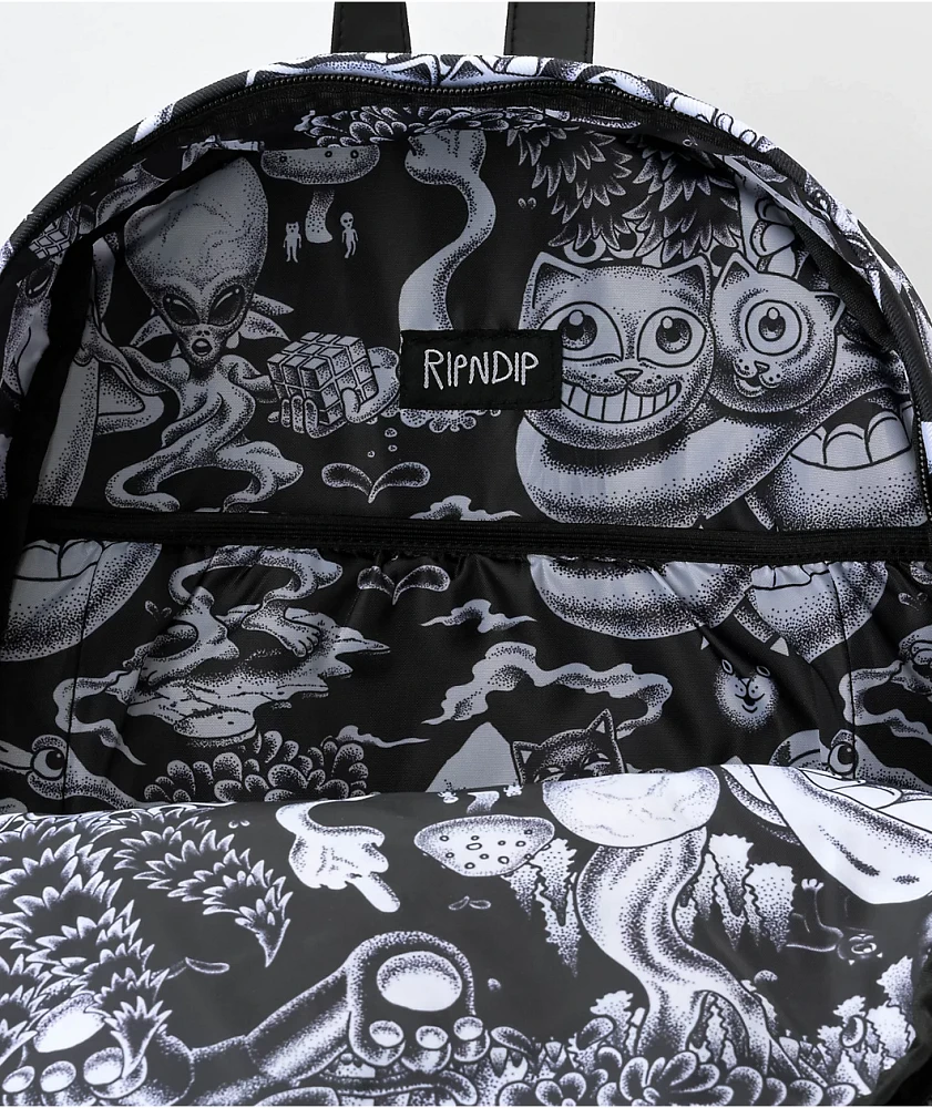 RIPNDIP Dark Twisted Fantasy Black Backpack | MainPlace Mall