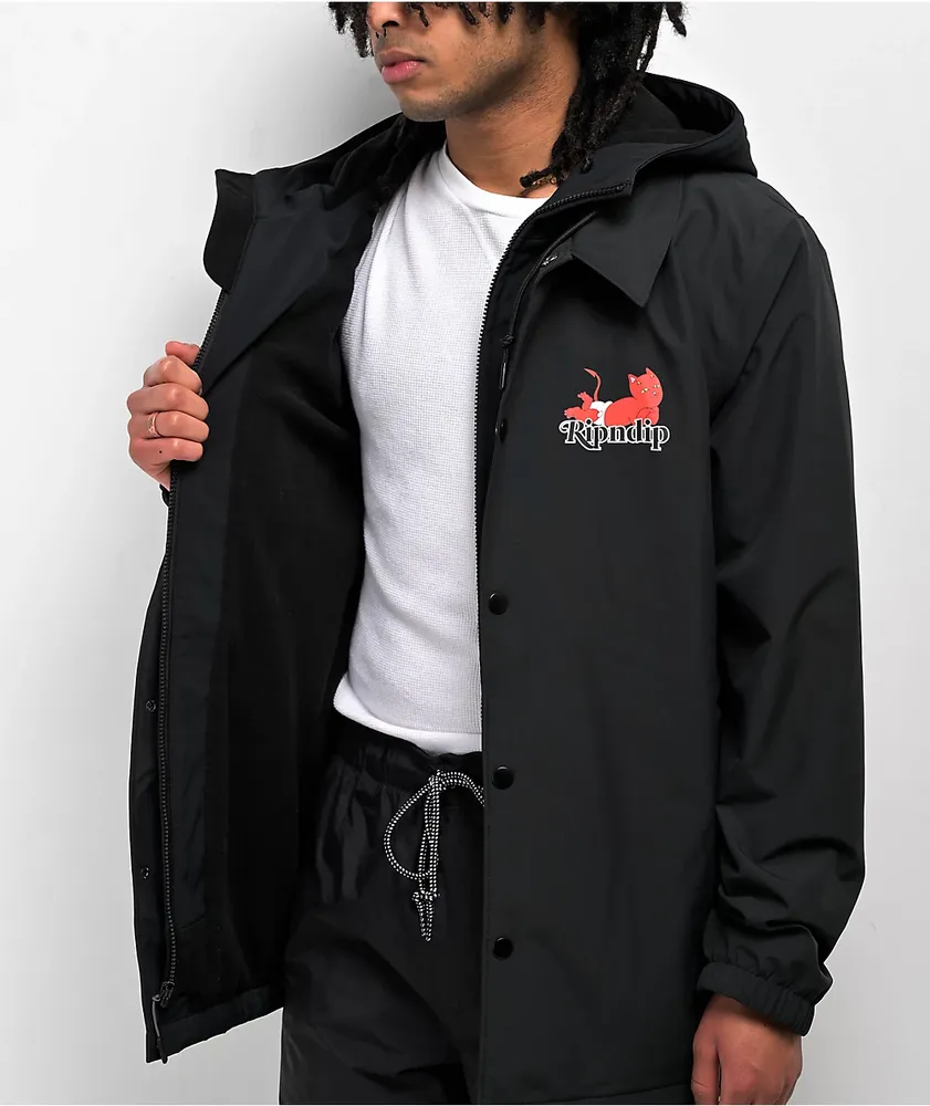 RIPNDIP Devil Babies Black 10K Snowboard Jacket | MainPlace Mall