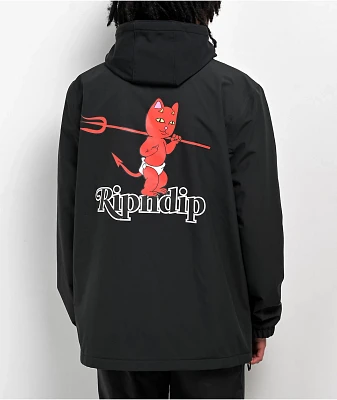 RIPNDIP Psychedelic Blue & Black 10K Snowboard Jacket | MainPlace Mall